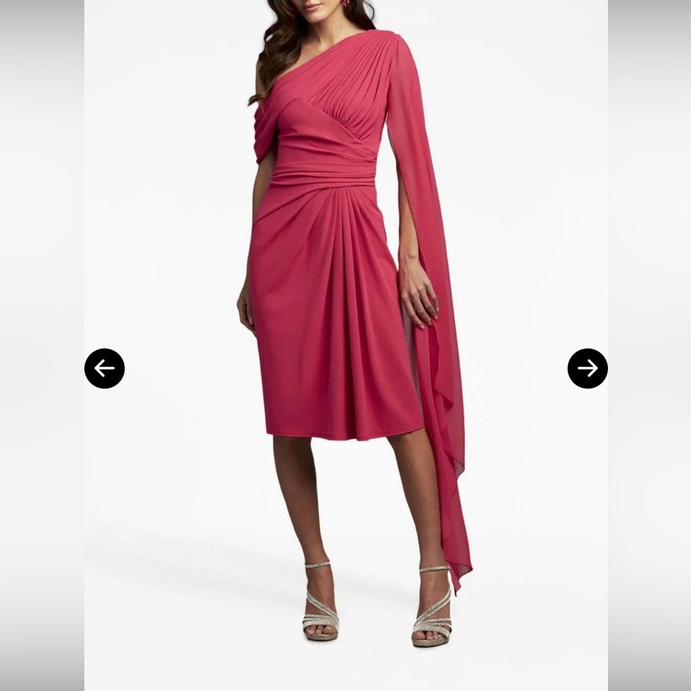Tadashi Shoji Kellum Cape Sleeve Dress